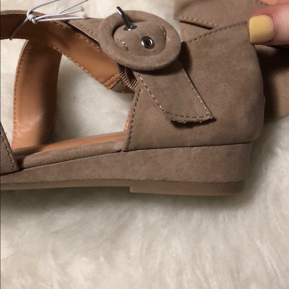 A New Day Tan Suede Strappy Sandal - Picture 5 of 5